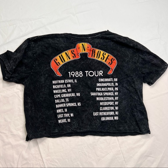 1988 Vintage Guns N Roses GNR Appetite for Destruction Tour T-Shirt  S A030322 - Picture 2 of 7
